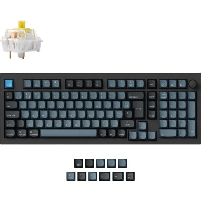 Keychron Teclado Mecánico Q5 Pro Banana Switch ANSI Retroiluminación RGB