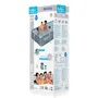 Bestway Kit Piscina Tubular elevada Steel Pro 366 x 201 x 66 cm, Rectangular, incluye depuradora de cartucho