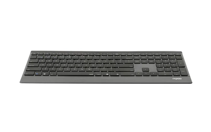 Rapoo E9500M Teclado Inalámbrico Negro, Diseño Polaco (QWERTY)