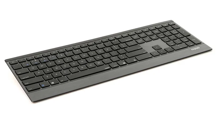 Rapoo E9500M Teclado Inalámbrico Negro, Diseño Polaco (QWERTY)