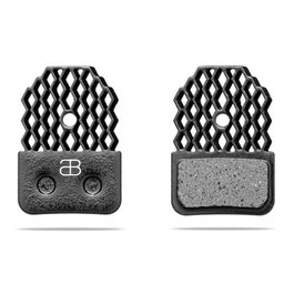Absolute Black Pastilla de Freno de Grafeno con Aleta de Refrigeración, Compatible con SRAM y Avid
