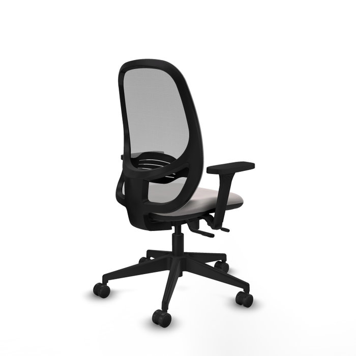 PIQUERAS Y CRESPO Silla de oficina Cilanco con mecanismo Sincro/Traslack Blanco/Gris PIQUERAS Y CRESPO Silla de oficina Cilanco con mecanismo Sincro/Traslack Blanco/Gris