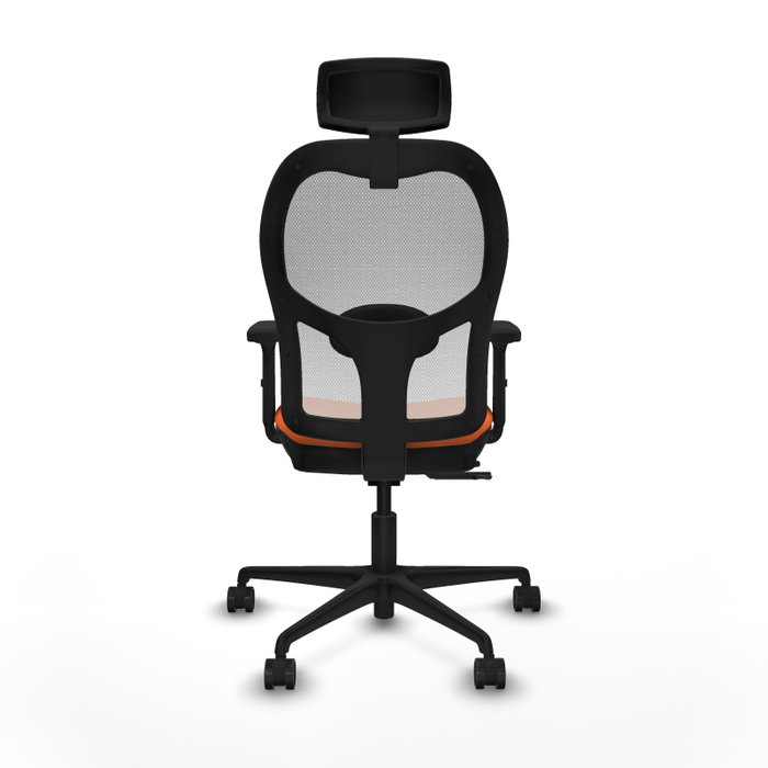 PIQUERAS Y CRESPO Silla de oficina Jorquera Naranja y Blanco PIQUERAS Y CRESPO Silla de oficina Jorquera Naranja y Blanco