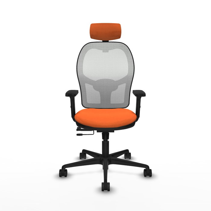 PIQUERAS Y CRESPO Silla de oficina Jorquera Naranja y Blanco PIQUERAS Y CRESPO Silla de oficina Jorquera Naranja y Blanco