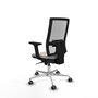 PIQUERAS Y CRESPO Silla de oficina Horna Blanco con mecanismo Sincro