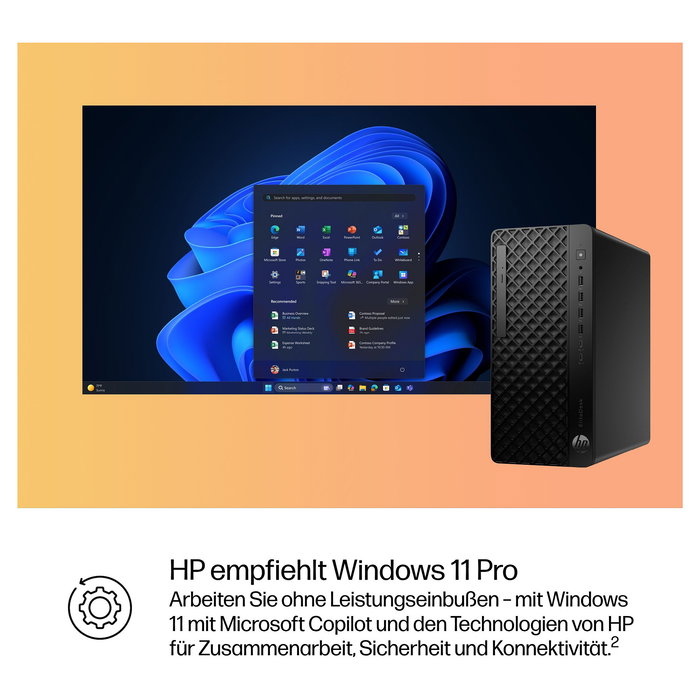 HP EliteDesk 8 TWR G1i CU7-265 Ordenador de Sobremesa 16GB RAM 512GB SSD Windows 11 Pro