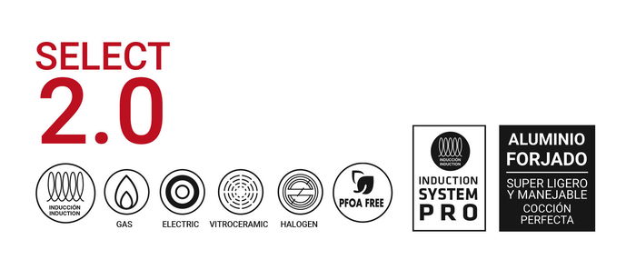 Quttin Sarten 28 cm Soft T.Ind.Select 2.0 (6 Unidades) Quttin Sarten 28 cm Soft T.Ind.Select 2.0 (6 Unidades)
