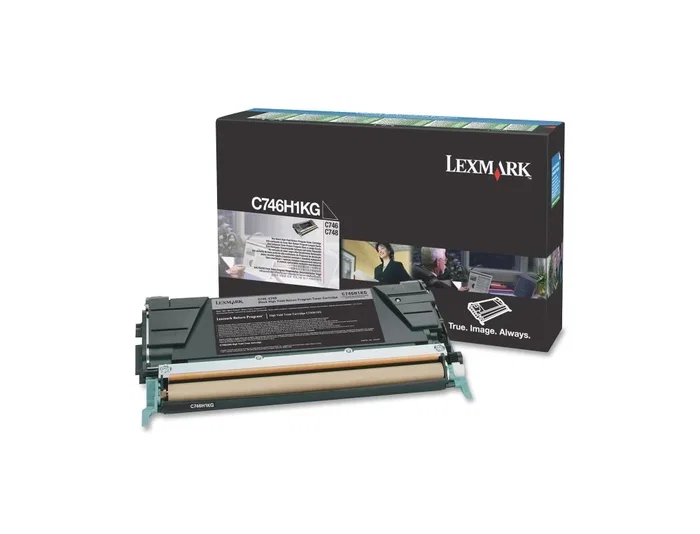 Lexmark Cartucho de tóner Negro C746H1KG para C746 y C748