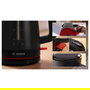Bosch Wasserkocher TWK3M123, Negro, 1.7 Litros, 2400 W, con Apagado Automático, Sin Cables y Filtro Antical