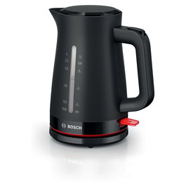 Bosch Wasserkocher TWK3M123, Negro, 1.7 Litros, 2400 W, con Apagado Automático, Sin Cables y Filtro Antical