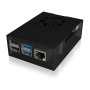 ICY BOX IB-RP108 Funda para Raspberry Pi con Aluminio y Acrílico