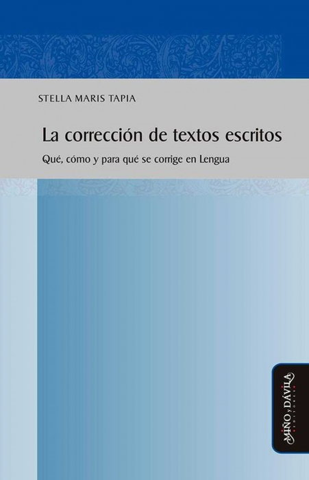 La corrección de textos escritos, Stella Maris - Miño y Davila