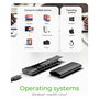 ICY BOX Spade Case 1806 Caja Externa SSD NVMe M.2 USB 3.2 Gen 2 Tipo C 10 Gbit/s para Unidades de 22-80mm, Aluminio Negro