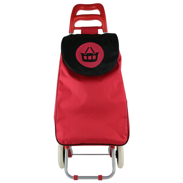 Entre Temps Carro Compra 50L Estructura Acero Ruedas Goma Colores Surtidos