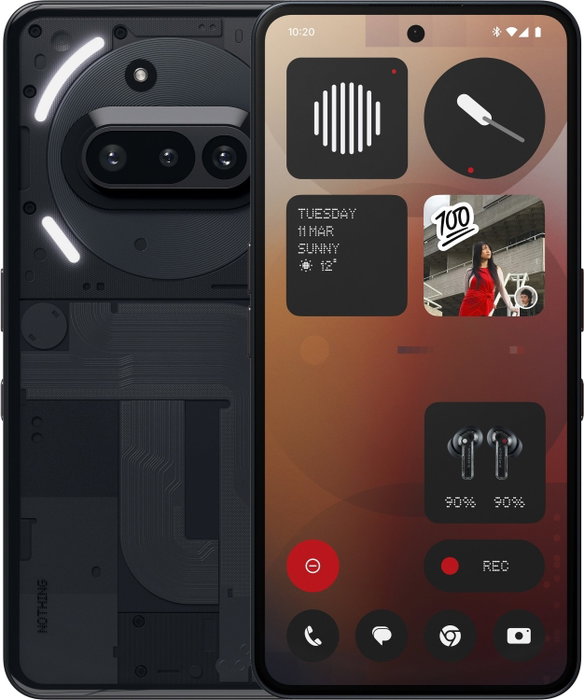 Nothing Phone (3a) 8/128GB Smartphone Negro Nothing Phone (3a) 8/128GB Smartphone Negro