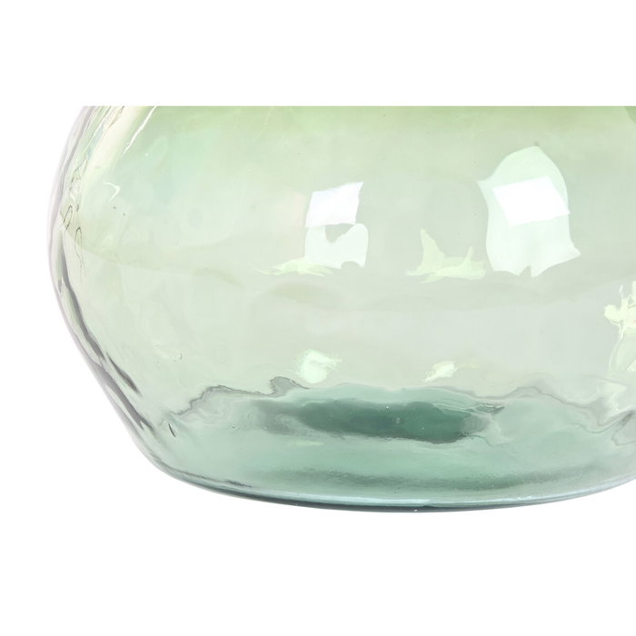 DKD Home Decor Jarrón de Cristal Reciclado Orgánico Verde Oscuro 39L DKD Home Decor Jarrón de Cristal Reciclado Orgánico Verde Oscuro 39L