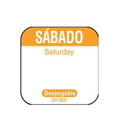 Etiquetas Rollo 1000 Unid Sabado