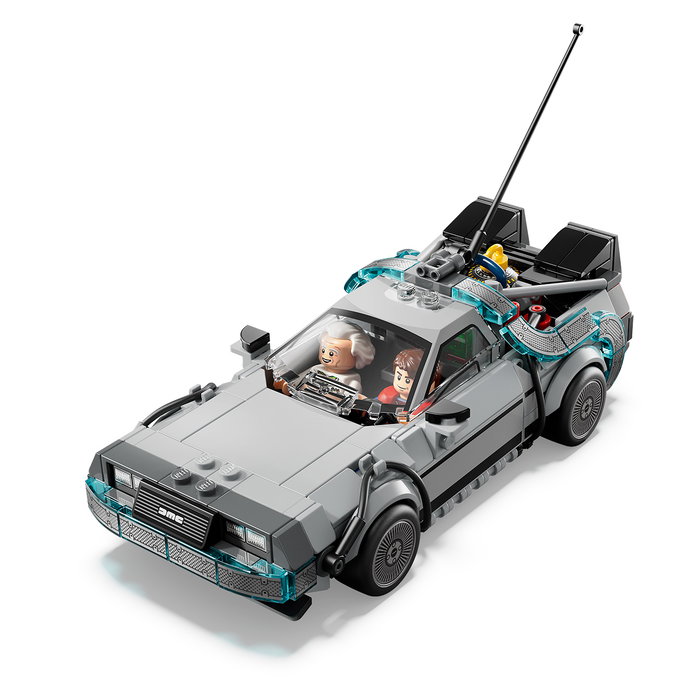 LEGO 77256 Speed Champions Máquina del Tiempo de Regreso al Futuro - Juego de Construcción de 357 Piezas para Niños y Niñas de 9+ Años
