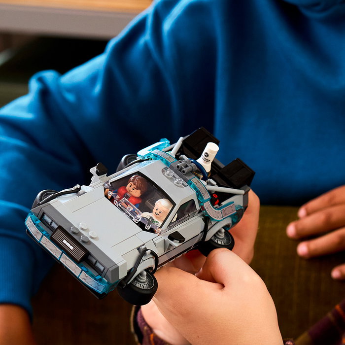 LEGO 77256 Speed Champions Máquina del Tiempo de Regreso al Futuro - Juego de Construcción de 357 Piezas para Niños y Niñas de 9+ Años