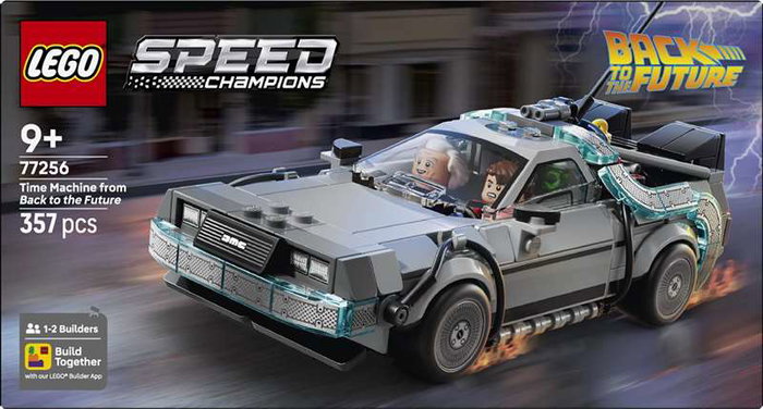 Lego Speed Champions Juego de Construcción Coche DeLorean Máquina del Tiempo Regreso al Futuro