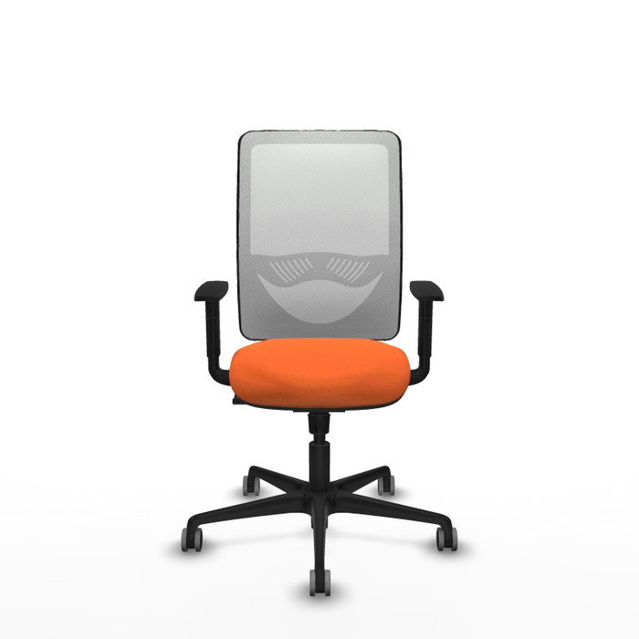 PIQUERAS Y CRESPO Silla de oficina Zulema con Mecanismo Sincro Naranja y Blanco PIQUERAS Y CRESPO Silla de oficina Zulema con Mecanismo Sincro Naranja y Blanco