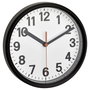 TFA 60.3538.01 Reloj de pared analógico con radio control negro