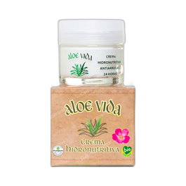 ALOE VIDA Crema Hidronutritiva 50 Ml con Rosa Mosqueta, Germen de Trigo, Macadamia y Aloe Vera