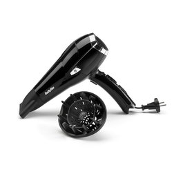 Babyliss Secador de pelo negro 2000W con cable retráctil y función iónica