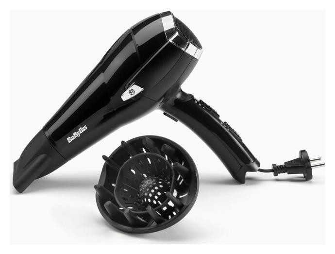 Babyliss Secador D374DE 2000W con Cable Retráctil Negro
