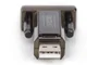 Digitus Adaptador USB a RS232 (Serial) DA-70167 con Chipset PL2303GT - Convierte Puerto USB 2.0 a Puerto Serie DB9 Macho, Compatible con Windows, Mac, Linux