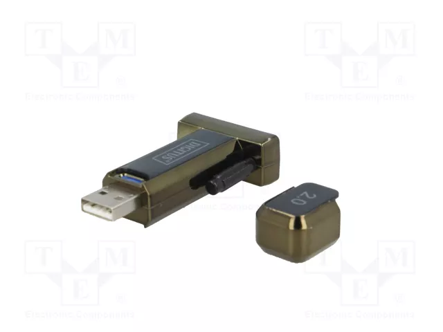 Digitus Adaptador USB 2.0 a RS232 D-Sub 9M con cable de 80cm