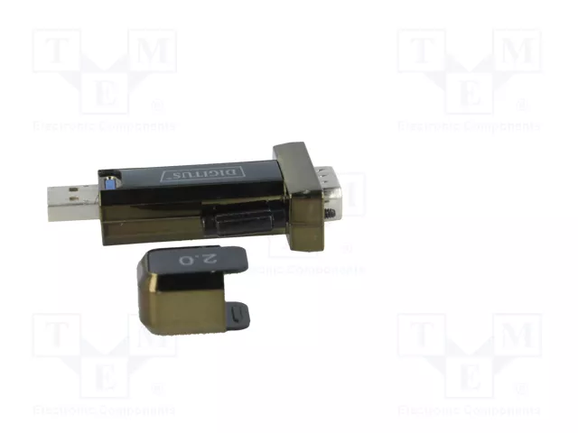 Digitus Adaptador USB 2.0 a RS232 D-Sub 9M con cable de 80cm