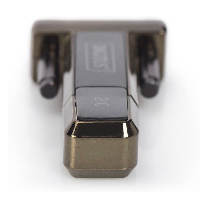 Digitus Adaptador Serie USB 2.0 D-Sub Macho Negro