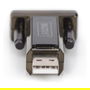 Digitus Adaptador Serie USB 2.0 D-Sub Macho Negro