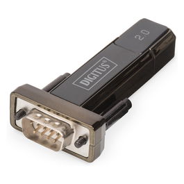 Digitus Adaptador Serie USB 2.0 D-Sub Macho Negro