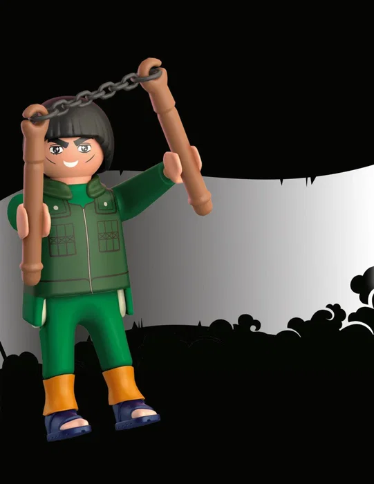 Playmobil 71111 Figura de Juguete Naruto Shippuden - Guy, Personaje de Anime para Niños de 5+ Años, Plástico, Multicolor