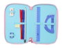 Safta Plumier Triple Estuche Escolar con 37 Piezas, Capacidad 12.5 x 19.5 x 5.5 cm, Para Material de Oficina y Papelería