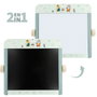 Color Baby Pizarra Madera Woomax 2 en 1 con accesorios