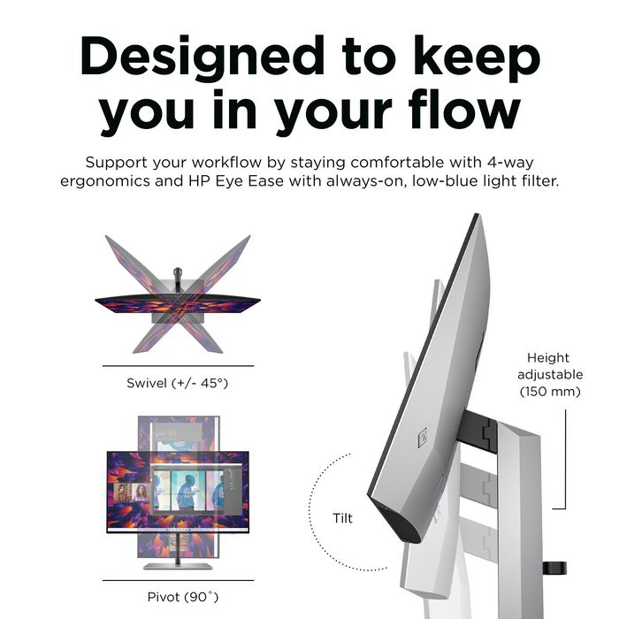 HP Z24q G3 Pantalla QHD de 60.5 cm (23.8 pulgadas) con Precisión de Color Profesional