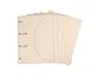 Djois Smartfolder Tree-Free Carpeta Archivador DIN A4 Tres Solapas Cierre Velcro 225gr Pack 10 uds Beige Natural
