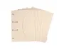Djois Smartfolder Tree-Free Carpeta Archivador DIN A4 Tres Solapas Cierre Velcro 225gr Pack 10 uds Beige Natural