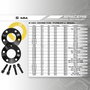 OMP Speed Juego de Separadores 5mm PCD 4x114.3 CB.H 64.1 OD 149 M12x1.5