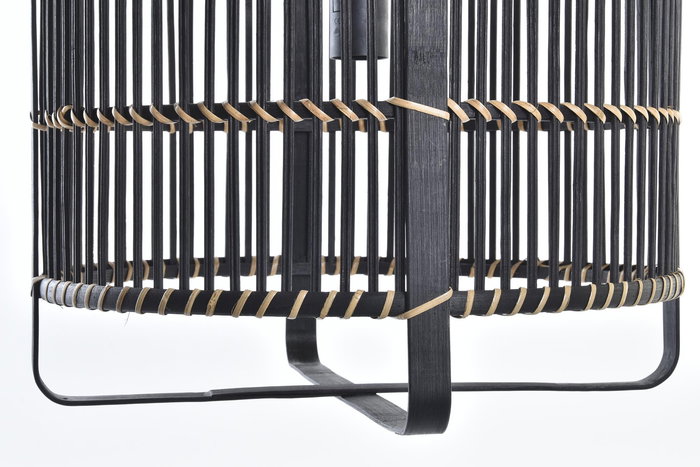 DKD Home Decor Lámpara de Techo Colonial Negro Bambú 40 x 35 x 40 cm DKD Home Decor Lámpara de Techo Colonial Negro Bambú 40 x 35 x 40 cm