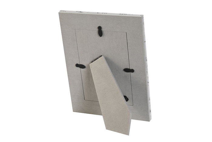 DKD Home Decor Marco de Foto 10x15 Tradicional Rosa Palo Gris (2 Unidades) 21.5 x 16.5 cm