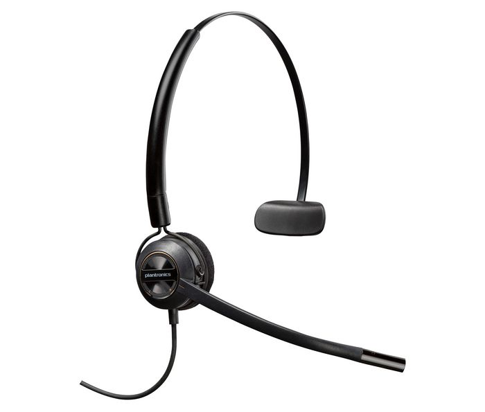 Poly HW540 Headset Profesional Convertible, Audio Wideband, Micrófono Cancelación de Ruido, 100-6800 Hz, 150Ω, 32g