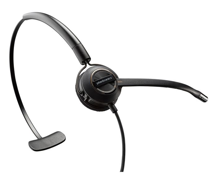 Poly HW540 Headset Profesional Convertible, Audio Wideband, Micrófono Cancelación de Ruido, 100-6800 Hz, 150Ω, 32g