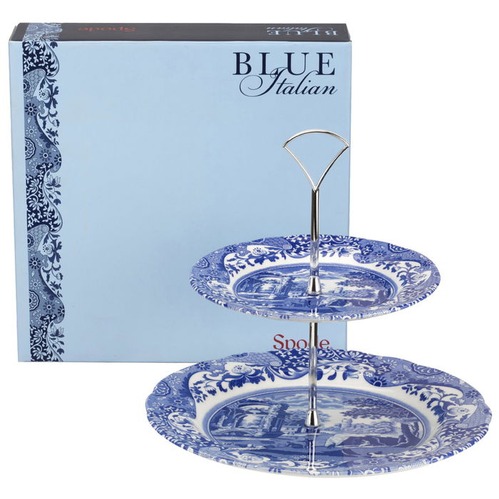 Spode Pastelera 2 Pisos Blue Italian 27-19 cm Spode Pastelera 2 Pisos Blue Italian 27-19 cm