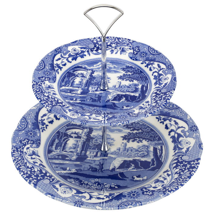 Spode Pastelera 2 Pisos Blue Italian 27-19 cm Spode Pastelera 2 Pisos Blue Italian 27-19 cm