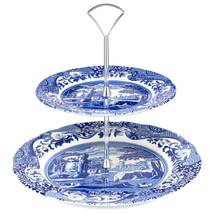 Spode Pastelera 2 Pisos Blue Italian 27-19 cm Spode Pastelera 2 Pisos Blue Italian 27-19 cm