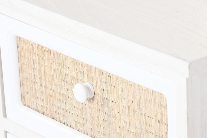 Cajonera Cottage DKD Home Decor Blanco 29 x 58 x 40 cm